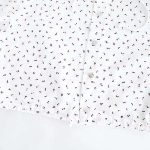 Floral White Bomber Jacket - Picture 7 of 13